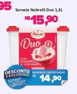Supermercados Savegnago Sorvete nobrelli duo oferta
