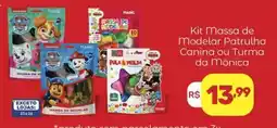 Supermercados Jau Serve Kit Massa de Modelar Patrulha Canina ou Turma da Mônica oferta