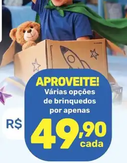 Supermercados Jau Serve Várias opções de brinquedos oferta