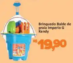 Supermercados Savegnago Brinquedo Balde de praia Imperio G Kendy oferta