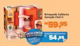 Supermercados Savegnago Brinquedo Cafeteria Geração Chef Jr oferta