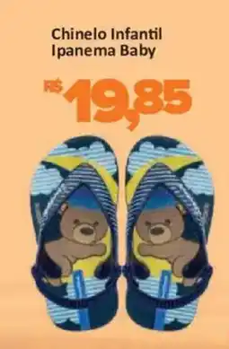 Supermercados Savegnago Chinelo Infantil Ipanema Baby oferta