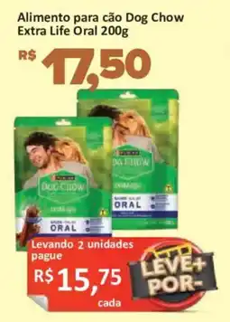 Supermercados Savegnago Alimento para cão dog chow extra life oral oferta