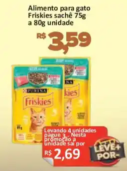 Supermercados Savegnago Alimento para gato Friskies sachê oferta