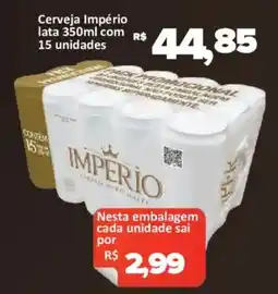 Supermercados Savegnago Cerveja império oferta