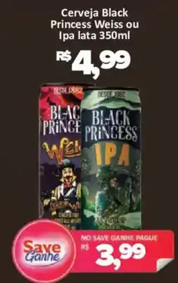 Supermercados Savegnago Cerveja black princess weiss ou ipa lata oferta