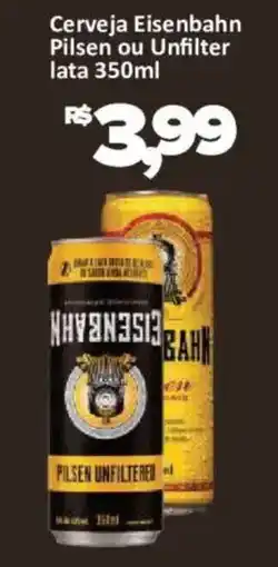 Supermercados Savegnago Cerveja eisenbahn pilsen ou unfilter oferta