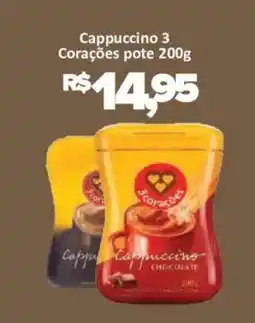 Supermercados Savegnago Cappuccino 3 Corações oferta