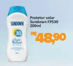 Supermercados Savegnago Protetor solar Sundown FPS30 oferta