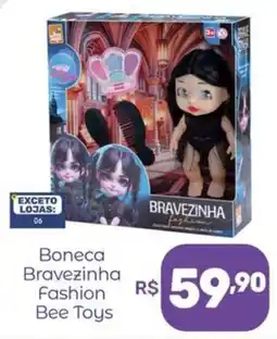 Supermercados Jau Serve Boneca Bravezinha Fashion Bee Toys oferta