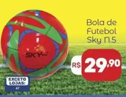 Supermercados Jau Serve Bola de futebol sky n.5 oferta
