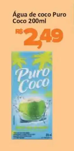 Supermercados Savegnago Água de coco puro coco oferta