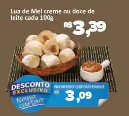Supermercados Savegnago Lua de Mel creme ou doce de leite oferta