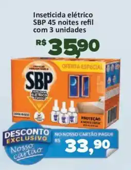 Supermercados Savegnago Inseticida elétrico SBP 45 noites refil oferta