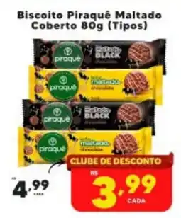 Nidobox Biscoito Piraquê Maltado Coberto 80g (Tipos) oferta