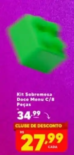 Nidobox Kit Sobremesa Doce Menu C/8 Peças oferta
