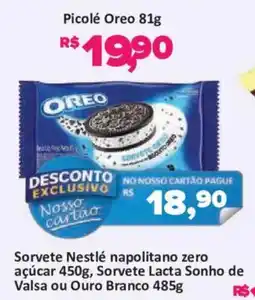 Supermercados Savegnago Picolé Oreo oferta
