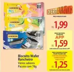 Atacadão Biscoito Wafer Rancheiro Vários sabores oferta