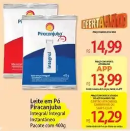 Atacadão Leite em Pó Piracanjuba Integral/ Integral Instantâneo oferta