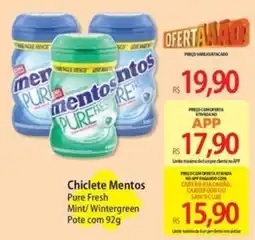 Atacadão Chicle mentos pure fresh mint/wintergreen oferta