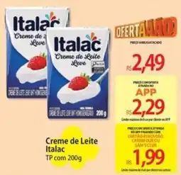 Atacadão Creme de Leite Italac oferta