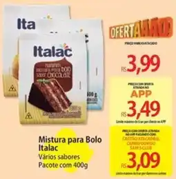Atacadão Mistura para Bolo Italac Vários sabores oferta