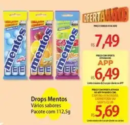Atacadão Drops Mentos Vários sabores oferta