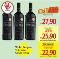 Atacadão Vinho Pér戈la Tinto Suave oferta