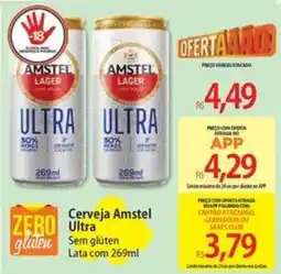 Atacadão Cerveja Amstel Ultra Sem glúten oferta