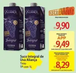 Atacadão Suco integral de uva aliança tinto oferta