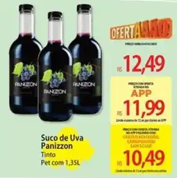 Atacadão Suco de Uva Panizzon Tinto oferta