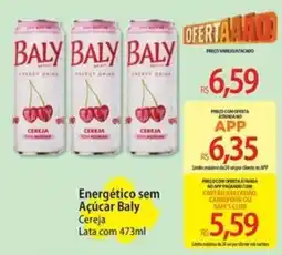 Atacadão Energético sem Açúcar Baly Cereja oferta