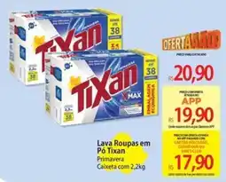 Atacadão Lava Roupas em Pó Tixan Primavera oferta