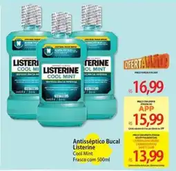 Atacadão Antisséptico Bucal Listerine Cool Mint oferta