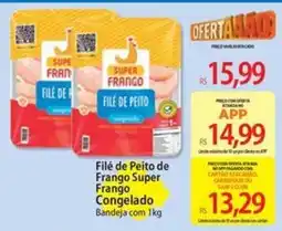 Atacadão Filé de peito de frango super frango congelado oferta