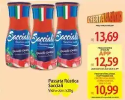 Atacadão Passata Rústica Sacciali oferta