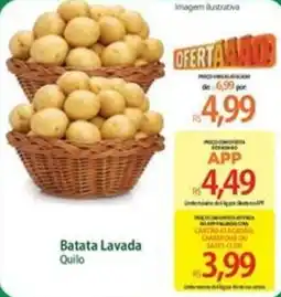 Atacadão Batata lavada quilo oferta