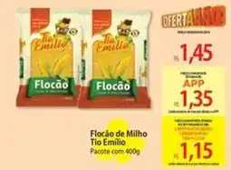 Atacadão Flocão de Milho Tio Emilio oferta