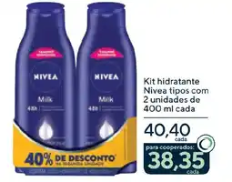 Coop Kit hidratante Nivea tipos com oferta