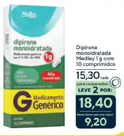 Coop Dipirona monoidratada Medley oferta