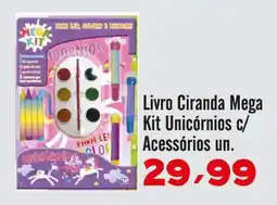 Rede Top Livro ciranda mega kit unicórnios c/ acessórios un. oferta