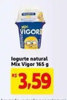 Mercado Extra Iogurte natural Mix Vigor 165g oferta