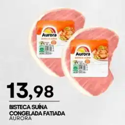 Mercadão Atacadista Bisteca suína congelada fatiada aurora oferta