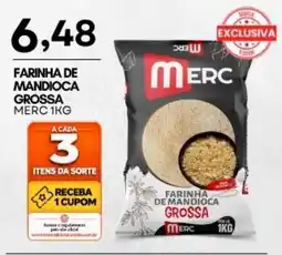 Mercadão Atacadista Farinha de mandioca grossa oferta