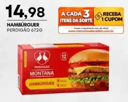 Mercadão Atacadista Hambúrguer perdigão montana oferta