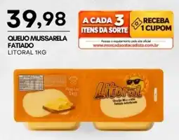 Mercadão Atacadista Queijo mussarela fatiado oferta
