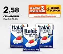 Mercadão Atacadista Creme de leite leve oferta