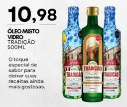 Mercadão Atacadista Óleo misto vidro tradição oferta