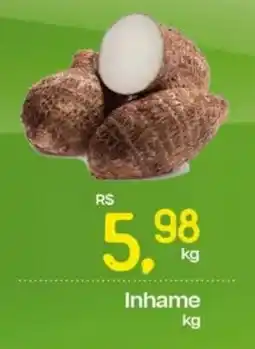 Cometa Supermercados Inhame oferta