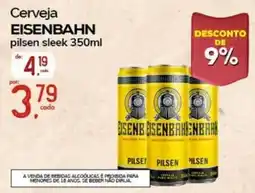 Cometa Supermercados Cerveja eisenbahn pilsen sleek oferta